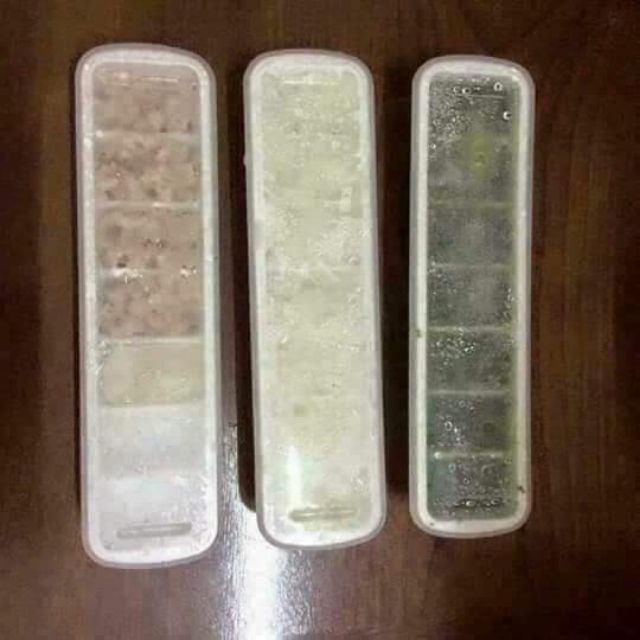 set 2 khay làm đá có nắp