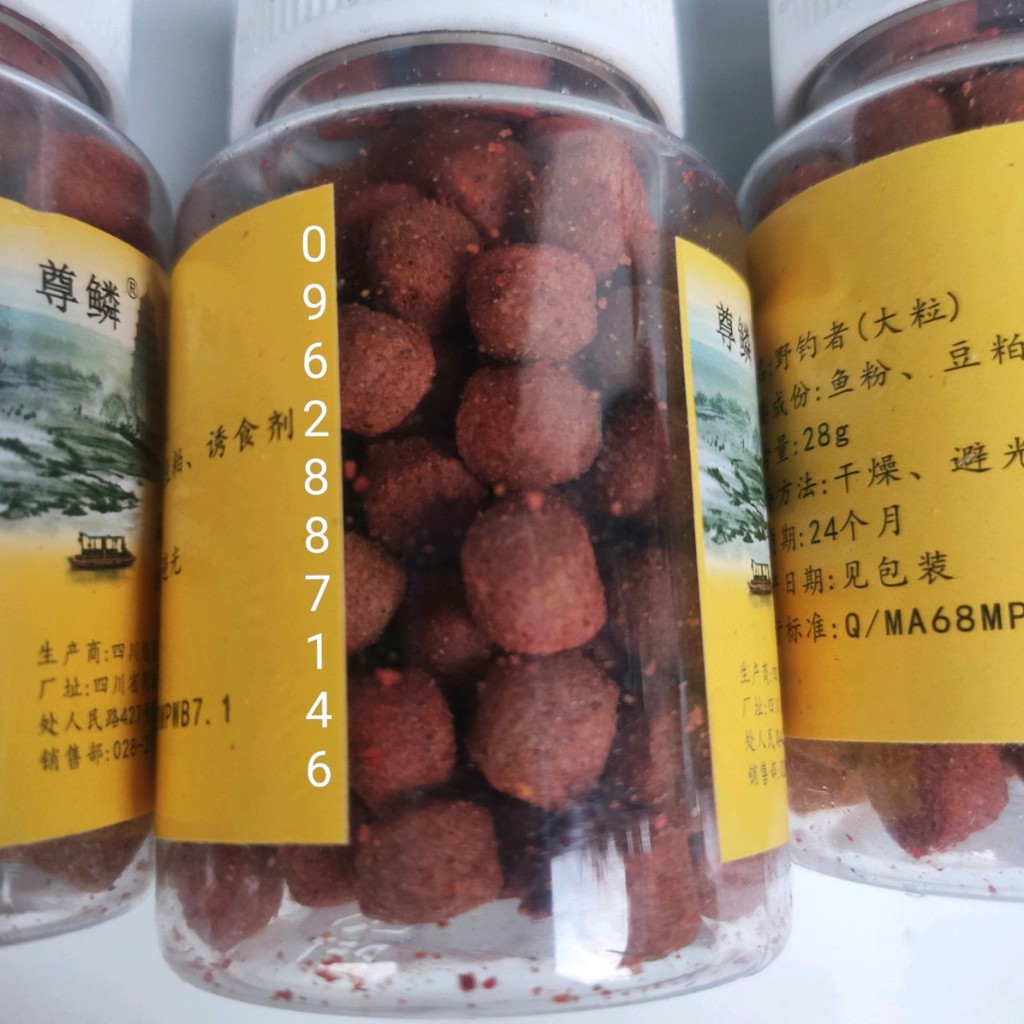 mồi câu cá mồi cám viên 120 viên siêu hot