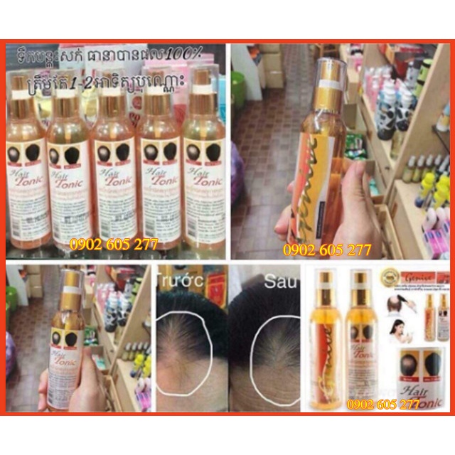 Xịt mọc tóc Genive Hair Tonic Thái Lan