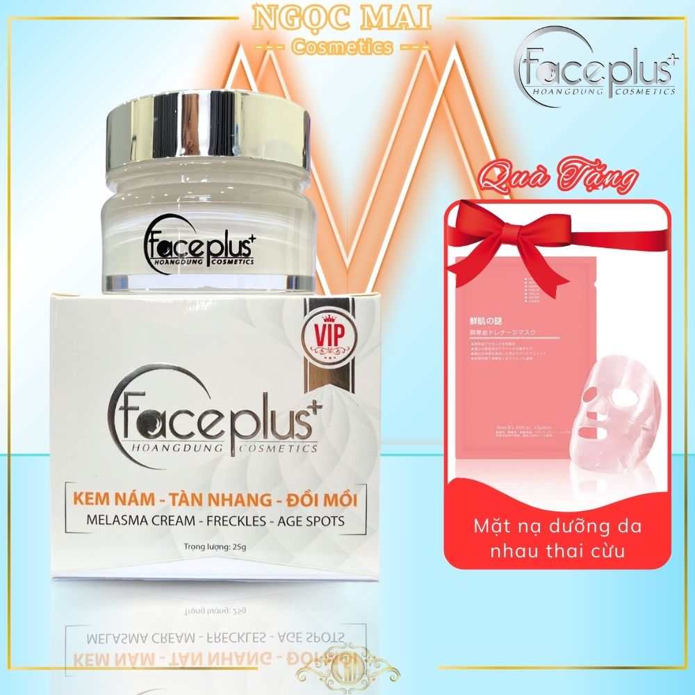 [+ Quà Tặng] Kem Nám, Mờ Tàn Nhang, Đồi Mồi FacePlus+ (25g) - Mỹ Phẩm Hoàng Dũng Chính Hãng