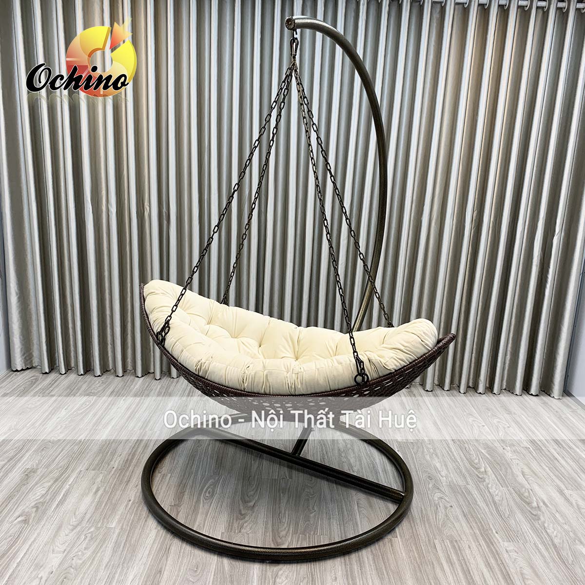 Xích đu thuyền cao cấp dành cho 1 người màu trắng