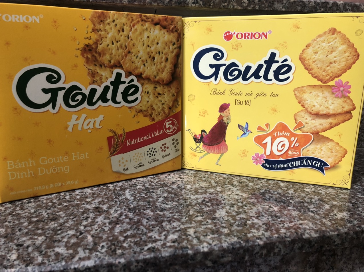 Bánh quy mè Goute hộp 288g