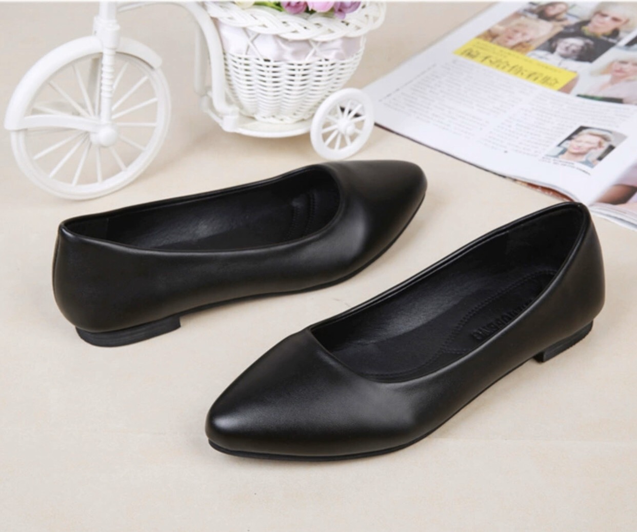 Giày búp bê nữ thời trang siêu mềm êm chân-M1