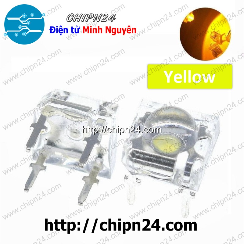 [10 con] led piranha 5mm 4p (led vuông 4 chân đỏ/vàng/xanh lá/xanh dương/trắng) - [chọn loại]