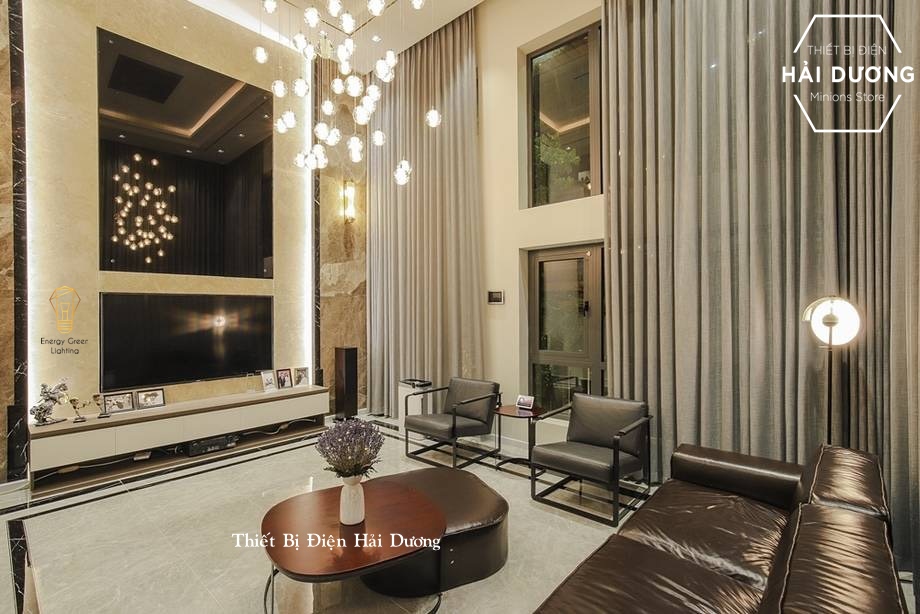 Đèn thả thông tầng pha lê giọt nước thủy tinh - Tặng kèm bóng led - Energy Green Lighting - Có Video