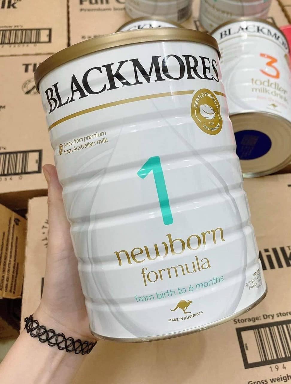 Sữa Blackmore đủ số 1 2 3 cho bé