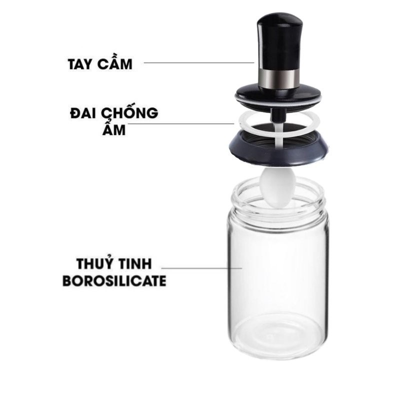 Lọ thuỷ tinh đựng gia vị