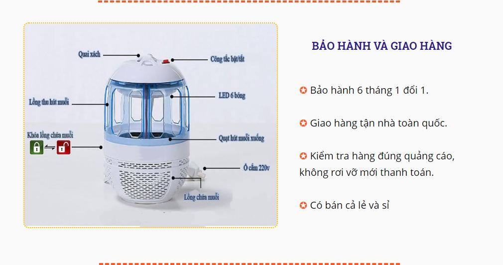 ĐÈN BẮT MUỖI, DIỆT MUỖI, BẮT CÔN TRÙNG ĐA NĂNG