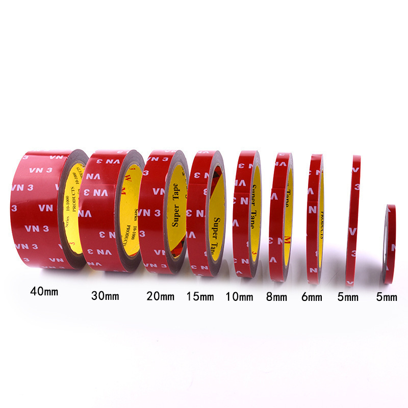 Keo Dán Cường Lực 2 Mặt 3M Siêu Dính (Nhiều Size - Cuộn Dài 3 Mét)