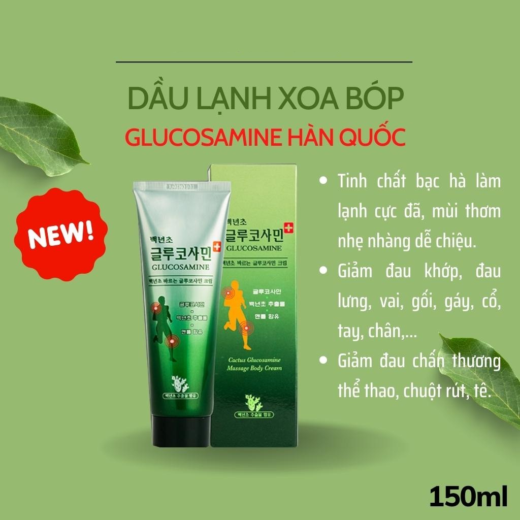 Dầu Lạnh Xoa Bóp Glucosamine Hàn Quốc 150ml - Date 2025