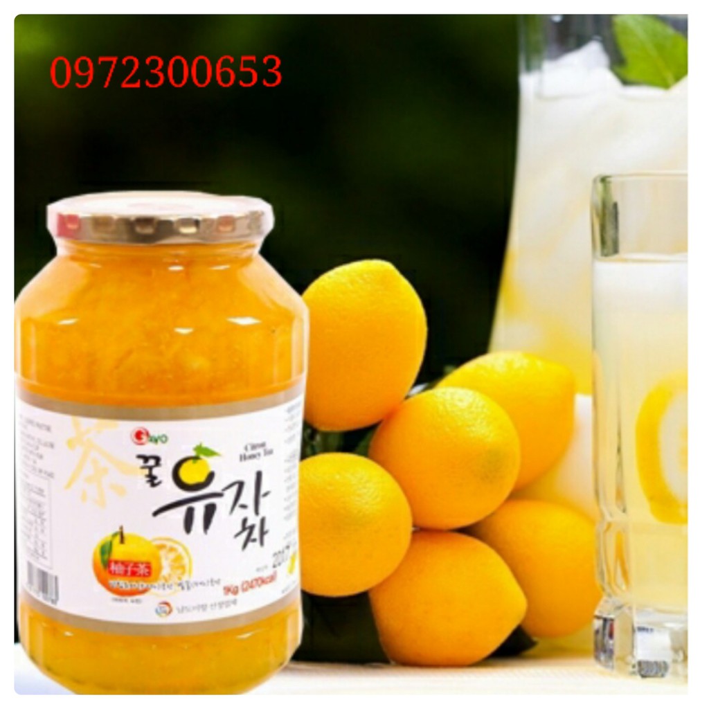 [2/2022]Mật Ong Chanh Đào Hàn Quốc 1Kg