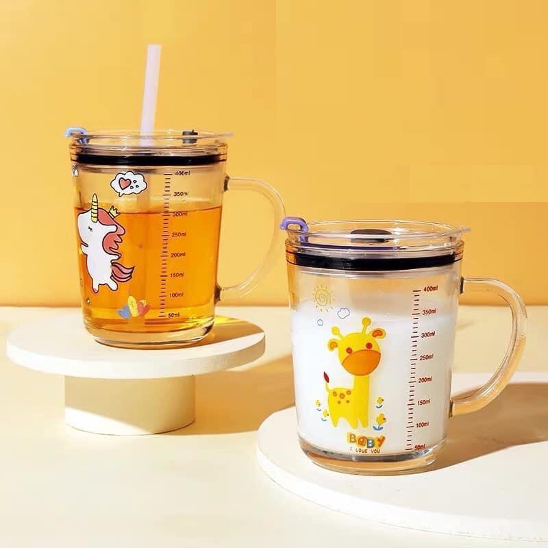 CỐC THỦY TINH YS CÓ CHIA VẠCH 400ML