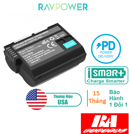 1 Pin Canon LP-E12 - RAVPower Cho Canon EOS M10, EOS M6, EOS M50, EOS M100, EOS M200, EOS 100D, EOS 200D, EOS 250D.......