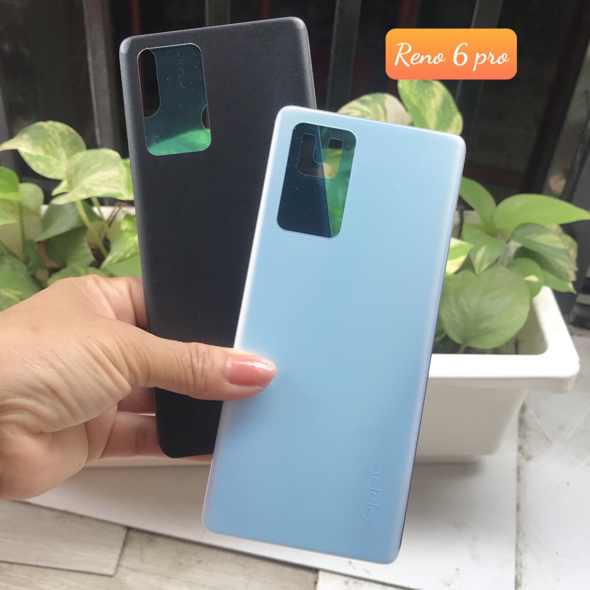 kính lưng oppo Reno 6 pro zin