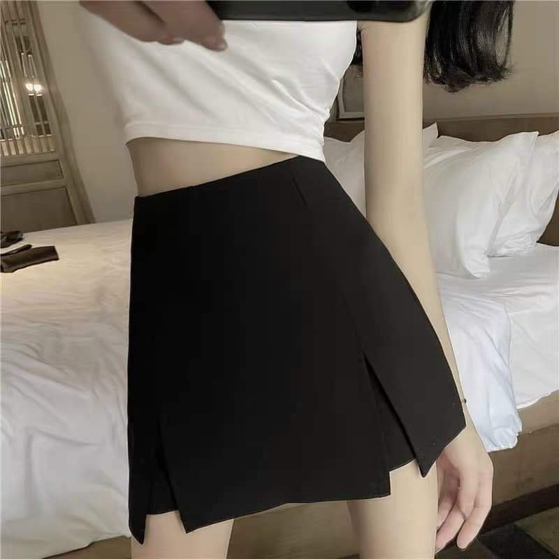 Chân váy umi xẻ KA12