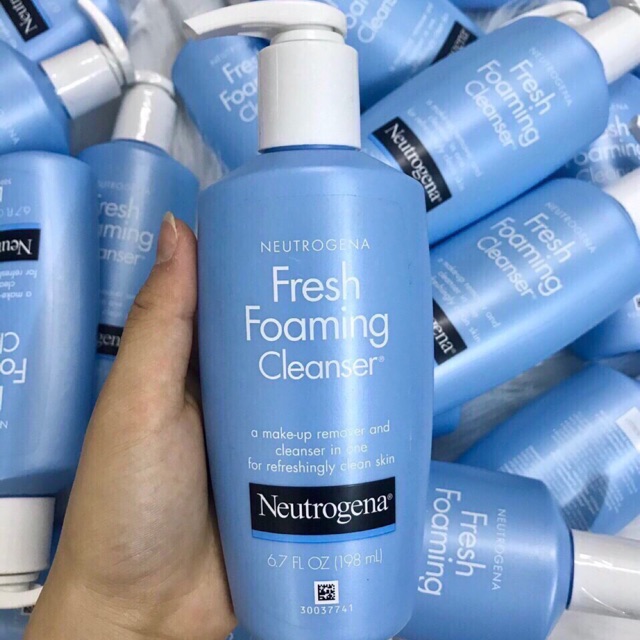 [HCM]Sữa Rửa Mặt Tẩy Trang Neutrogena Fresh Foaming 200ml