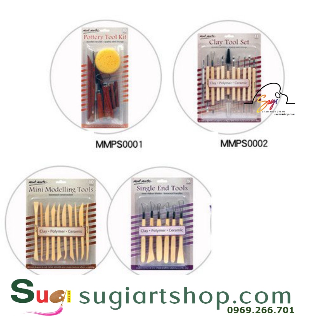 BỘ ĐỰNG DỤNG CỤ LÀM ĐẤT SÉT - LINK 2/2