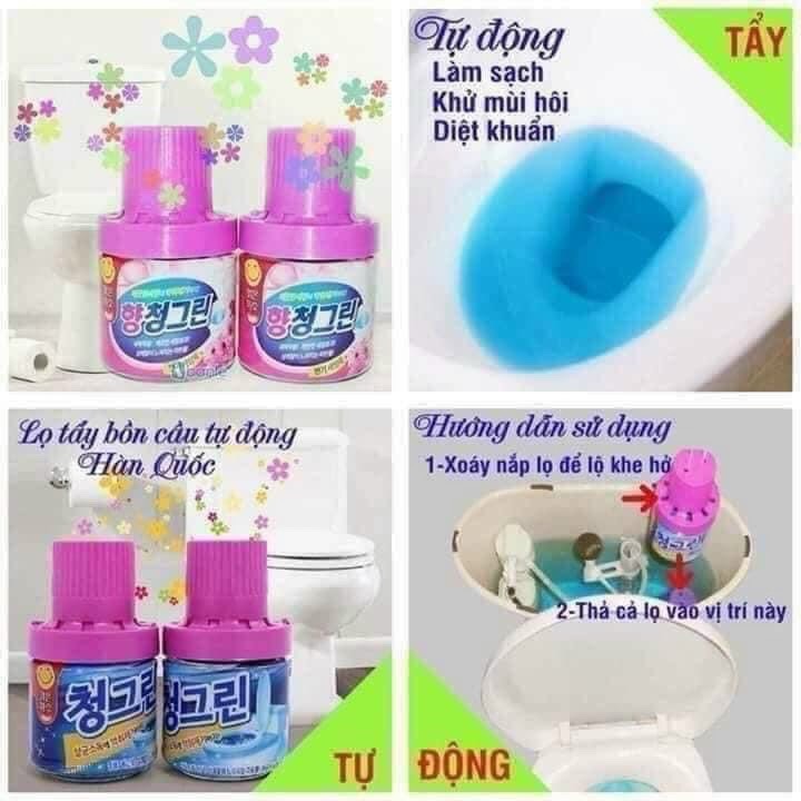 [HCM]CỐC THẢ BỒN CẦU HÀN QUỐC CHUNG BLUE