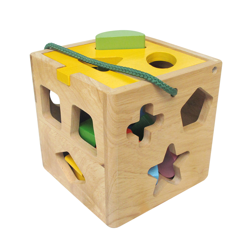 Đồ chơi gỗ Giỏ thả 12 khối Winwintoys 62022