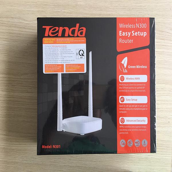 Bộ Phát Wifi Tenda N301 300Mbps 2 râu
