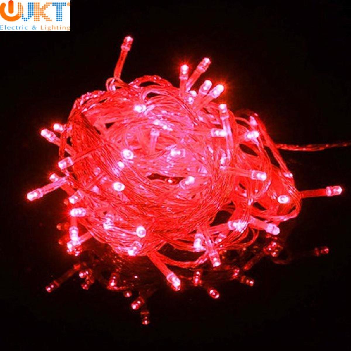 Đèn Nháy Trang Trí Led Màu Đỏ 50 Bóng