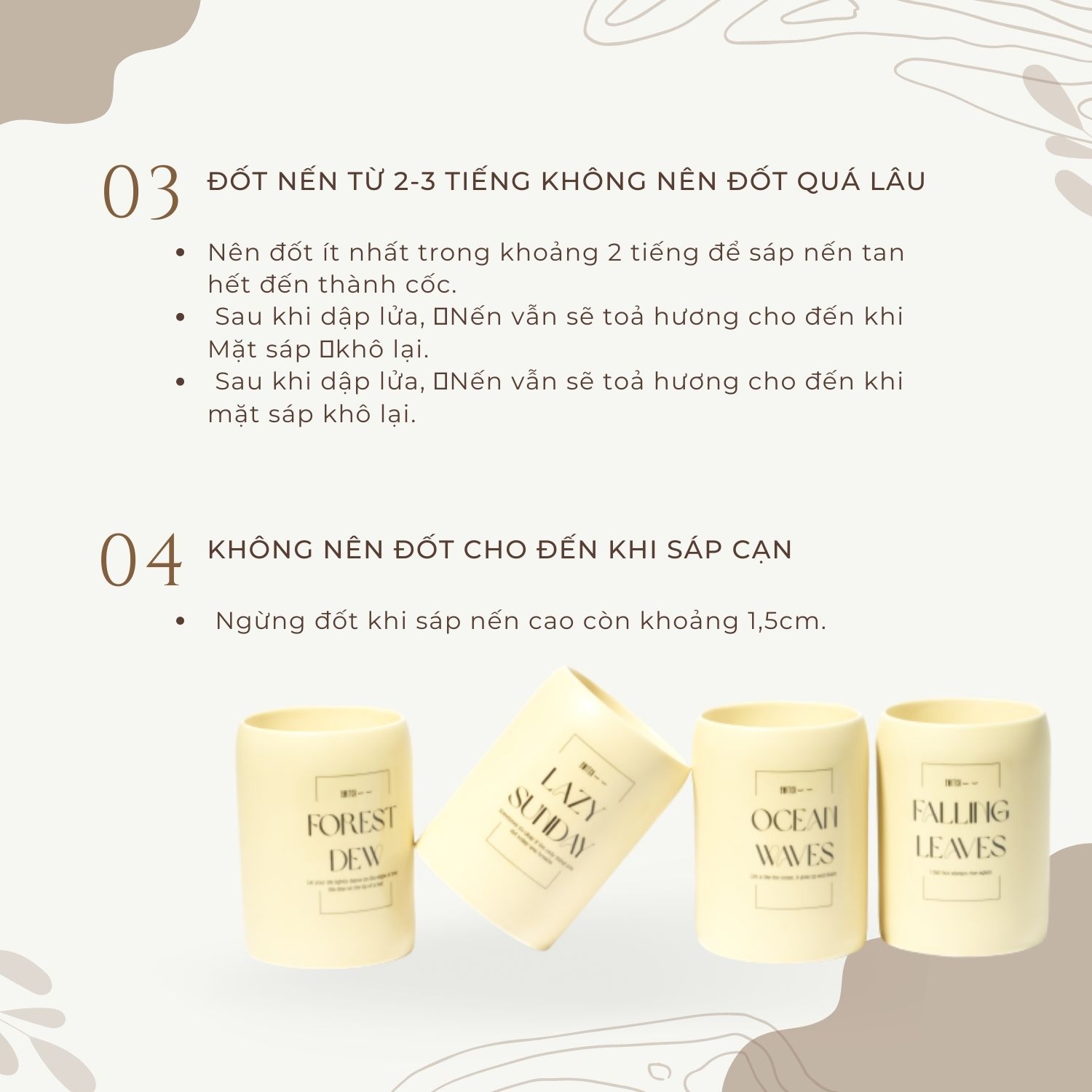 Ocean Waves | Nến thơm SWITCH | Size lớn 210gr | Size nhỏ 100gr