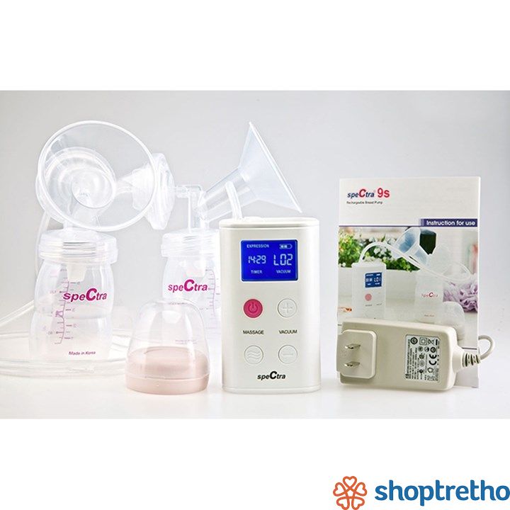 Máy hút sữa Spectra 9S hút đôi Hàn Quốc