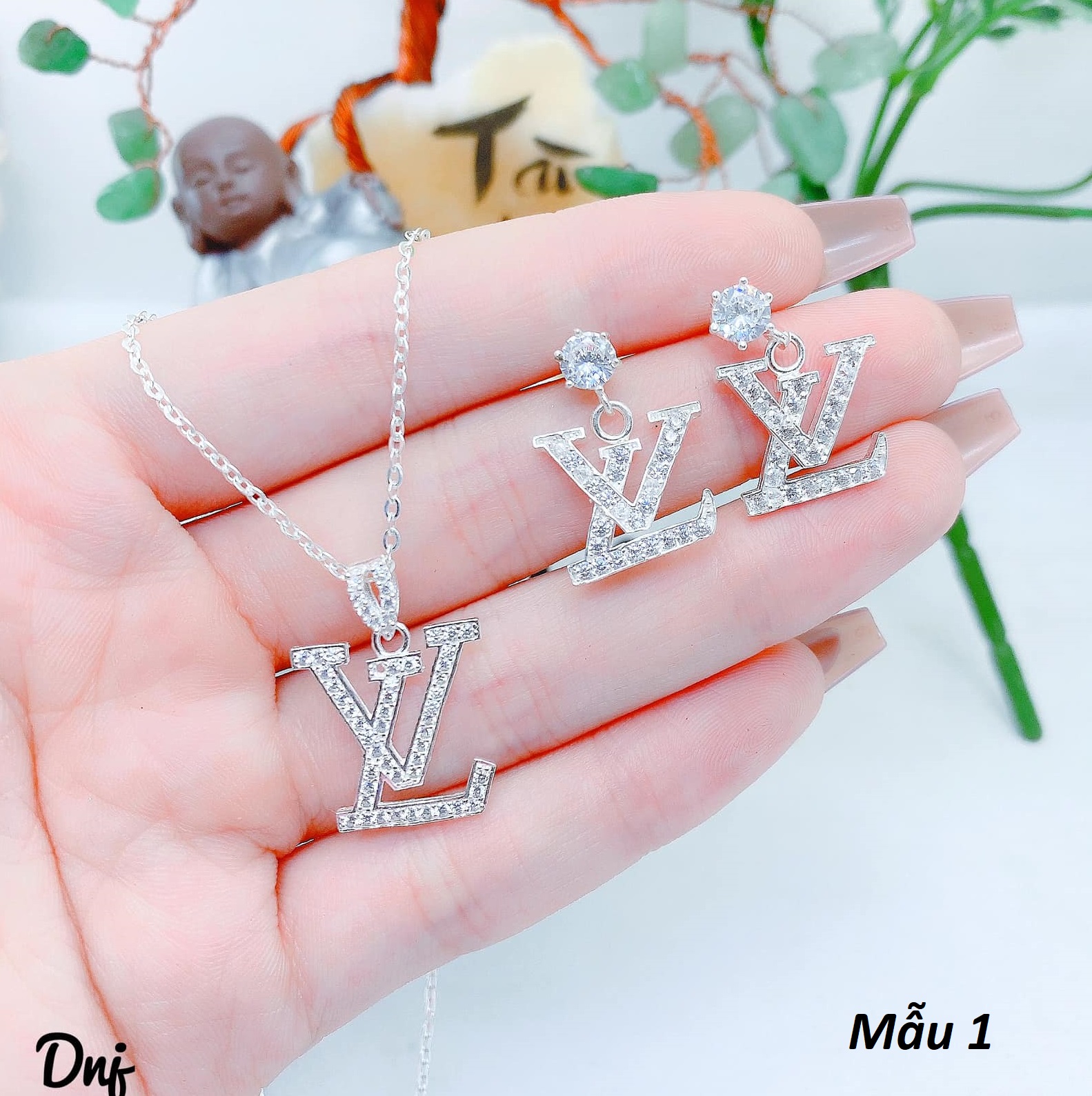 Bộ trang sức bạc ta các mẫu MS183