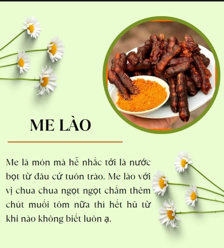 Combo 2 hủ ME LÀO KÈM MUỐI ỚT 500G ( HCM )