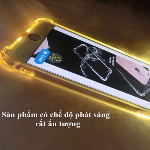 (MUA 5 TẶNG 1) - Ốp lưng silicon dẻo chống sốc phát sáng dành cho Iphone 7plus/8plus
