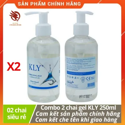 [HCM][ combo siêu rẻ ] - Gel bôi tron gốc nước KLY An toàn hiệu quả - 2 chai (250ml x2)