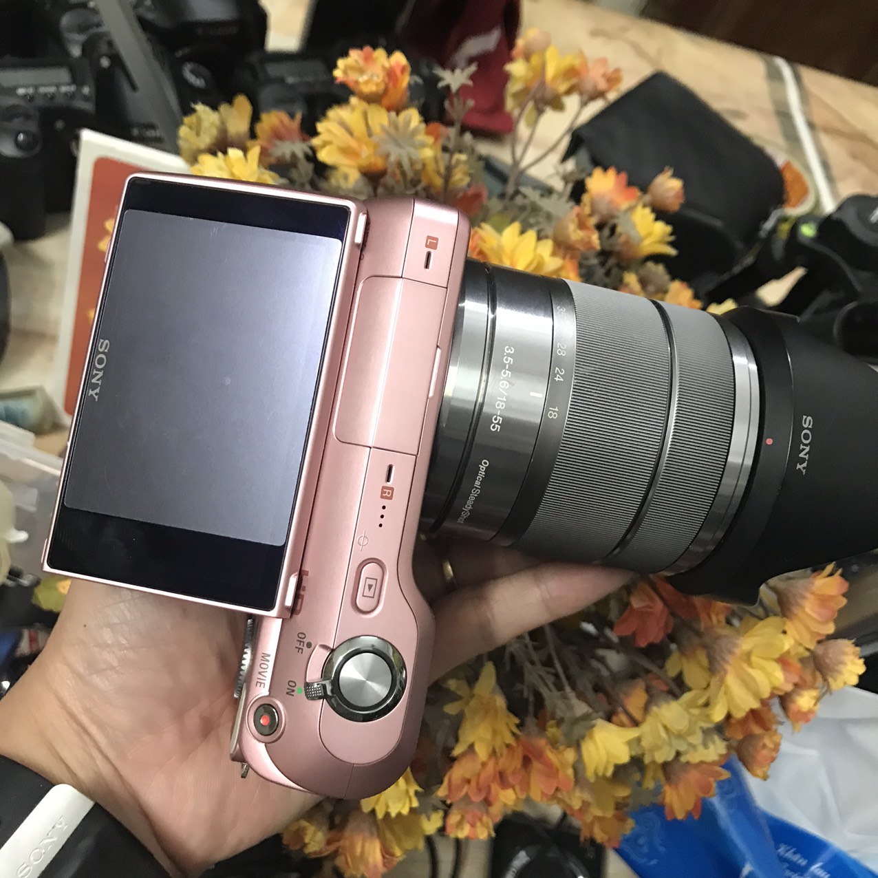 Máy ảnh Sony Nex 3 kèm ống kính