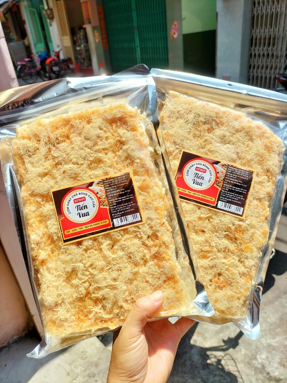 COMBO 5 GÓI CƠM CHÁY CHÀ BÔNG TIẾN VUA (180g /gói )[Thế giới ăn vặt bánh tráng]