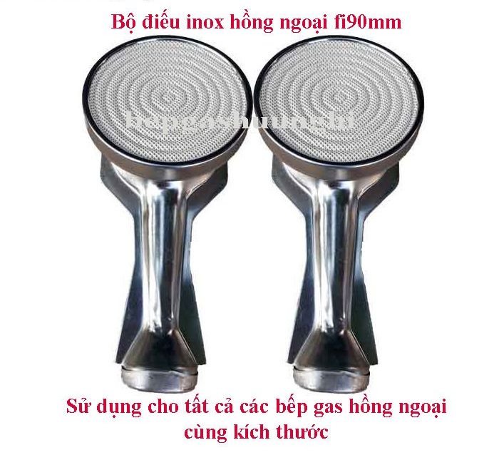 Điếu bếp gas hồng ngoại đôi 2 Điếu+ pas -Sử dụng cho đa số bếp hồng ngoại thông dụng và bếp gas thường phổ thông