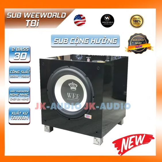 Loa sub cộng hưởng Weeworld T8i