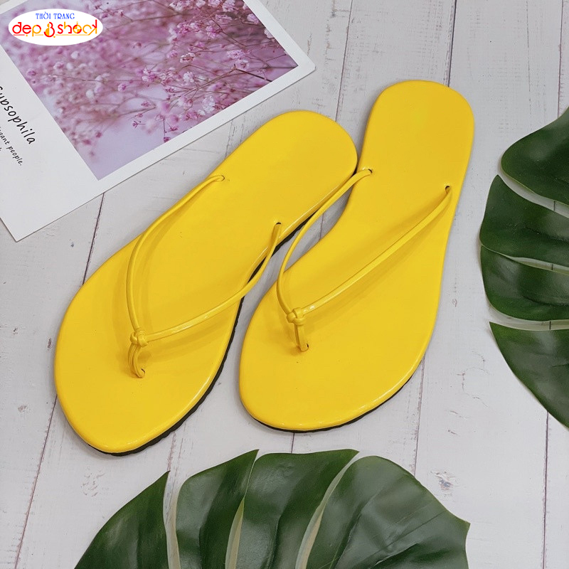 Dép lê - Dép kẹp nữ quai chéo hot trend big size 42 43 thời trang