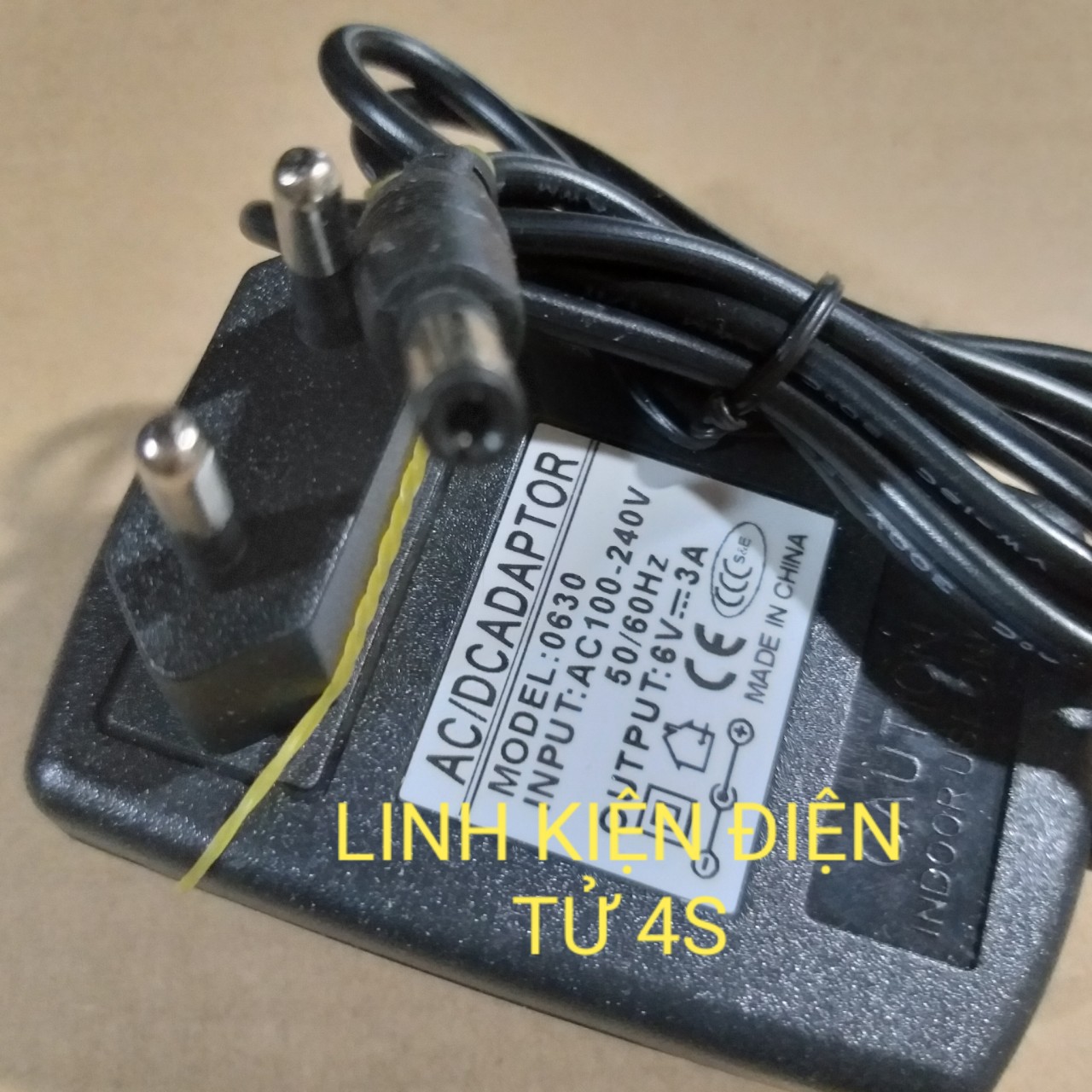ADAPTER AC-DC 6V - 3A - CHUẨN 5.5MM