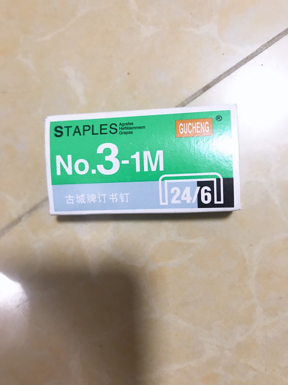 Hộp 20 thanh Đạn ghim dập số 3_1m( dành ghim to)