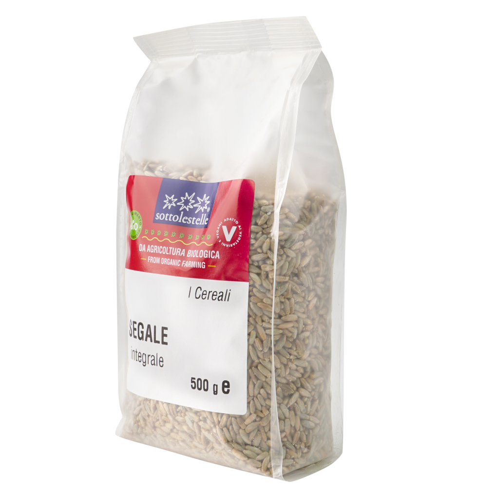 Hạt lúa mạch đen nguyên cám hữu cơ Sottolestelle 500g