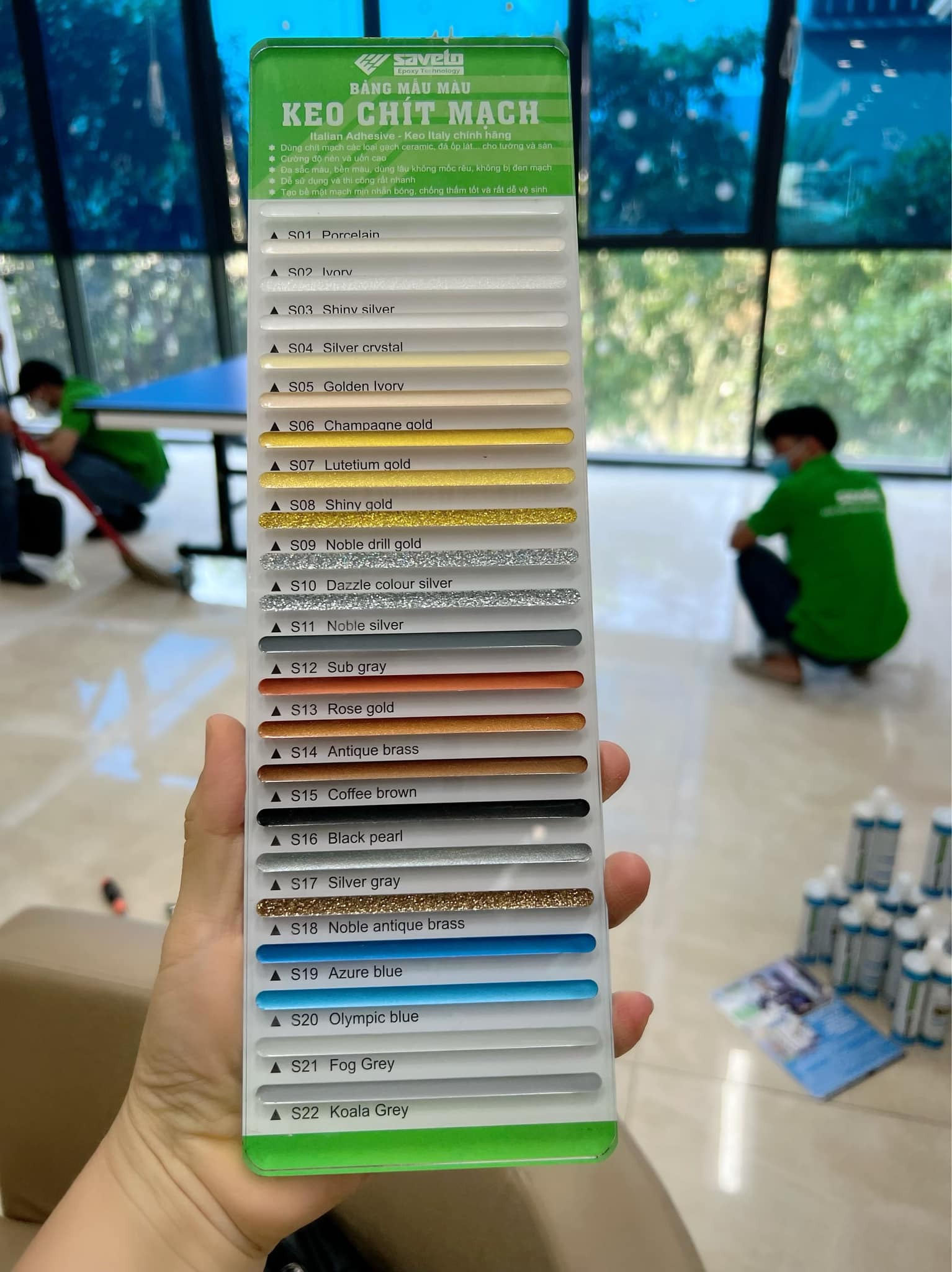 Keo Chít Mạch Nhập Khẩu Cao Cấp Saveto, Keo Chà Ron Saveto Chính Hãng, Chống Thấm, Độ Thẩm Mỹ Cao.
