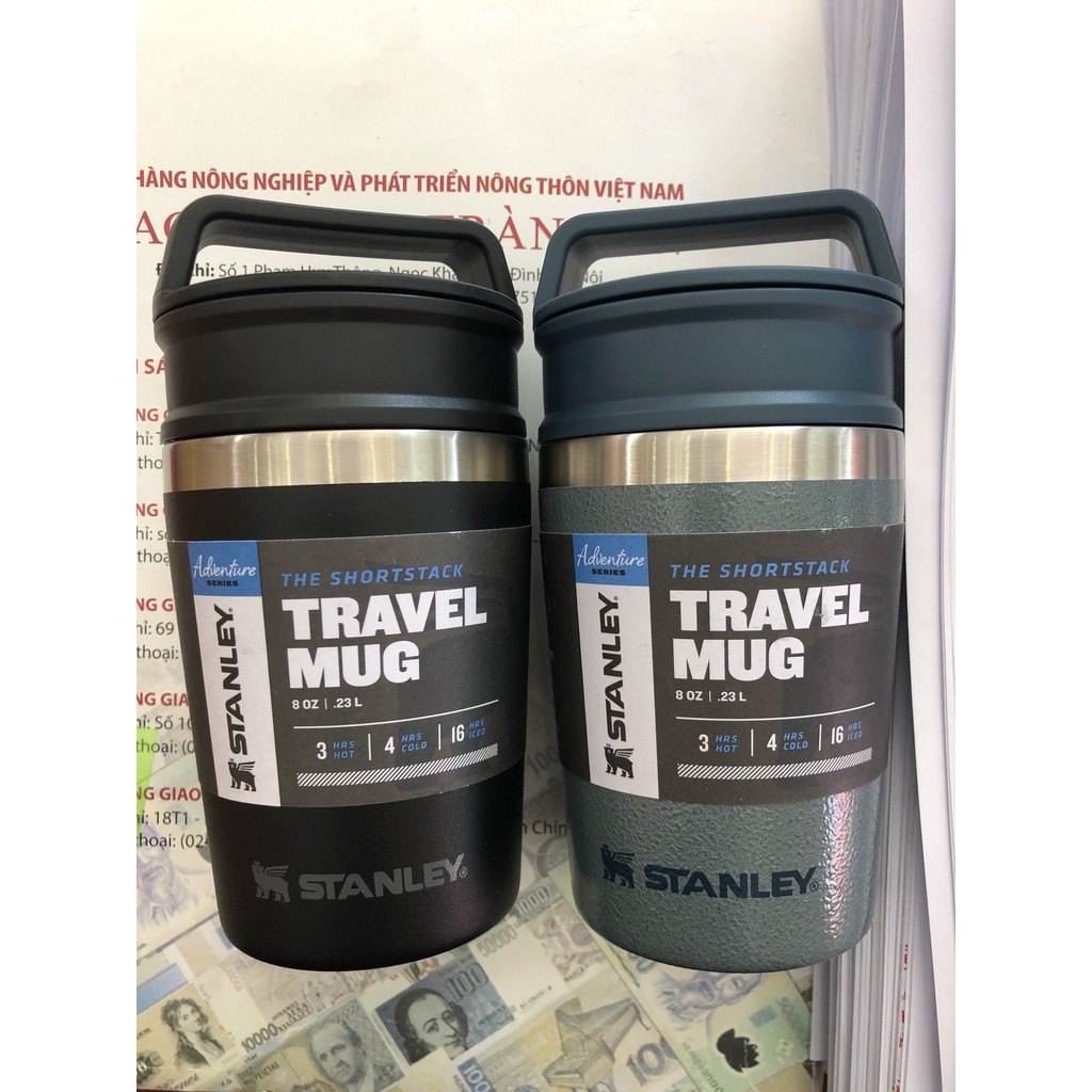 STANLEY ADVENTURE SHORTSTACK TRAVEL MUG 8OZ BÌNH GIỮ NHIỆT [Hàng chuẩn, xáchtay US]