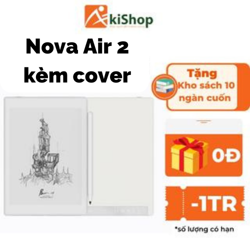 Máy đọc sách Nova Air 2 kèm Cover