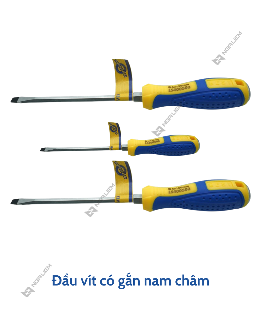 Tua vít đầu DẸP LS+ (6*150mm; 6*200mm; 8*150mm; 8*200mm)