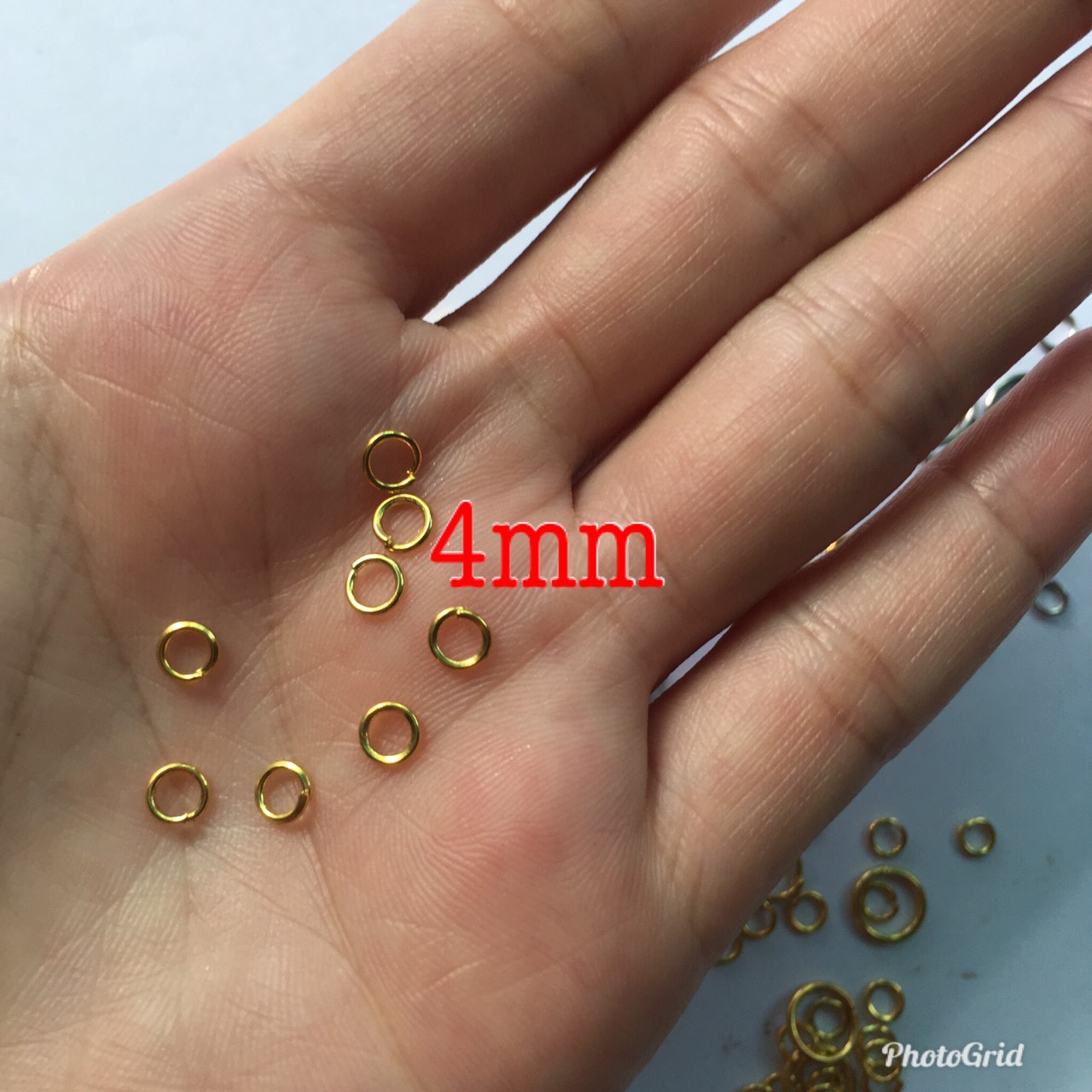 Khoen tròn 4-10mm nối trang sức handmade (đã cắt rãnh)