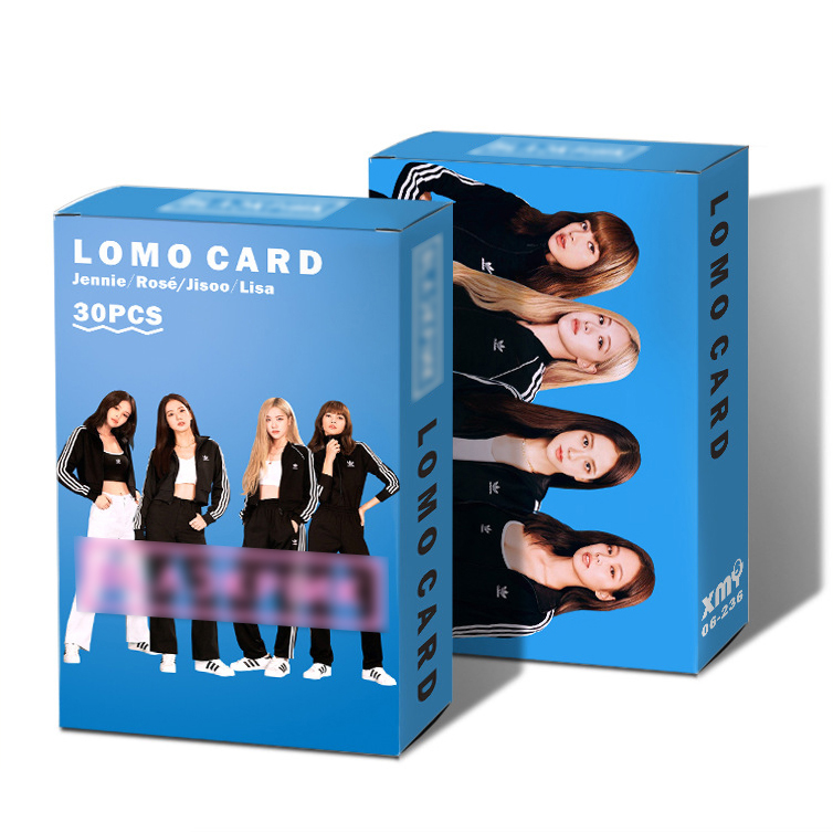Hộp lomo card black pink mới