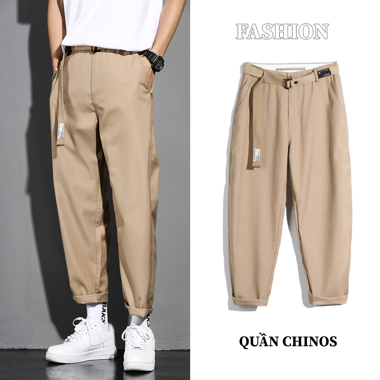 Quần Tây Âu Quần Baggy Nam Hàn Quốc Kiểu Dáng Thanh Lịch Mẫu Mới Hot Trend 2024 FASHION4MEN QUAN JOGGER 9000066