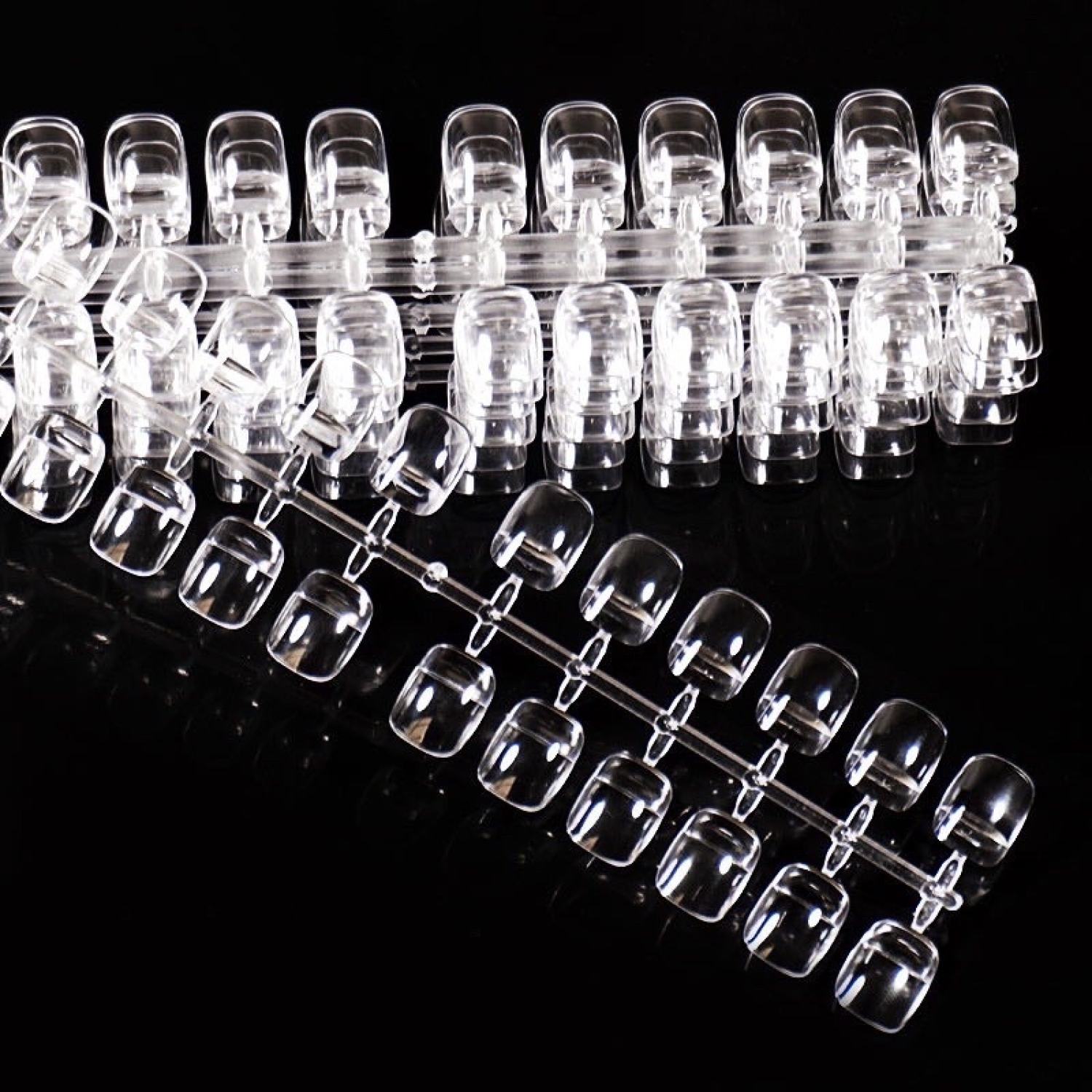 Set 240 móng mẫu vuông tập vẽ,móng tập vẽ nail