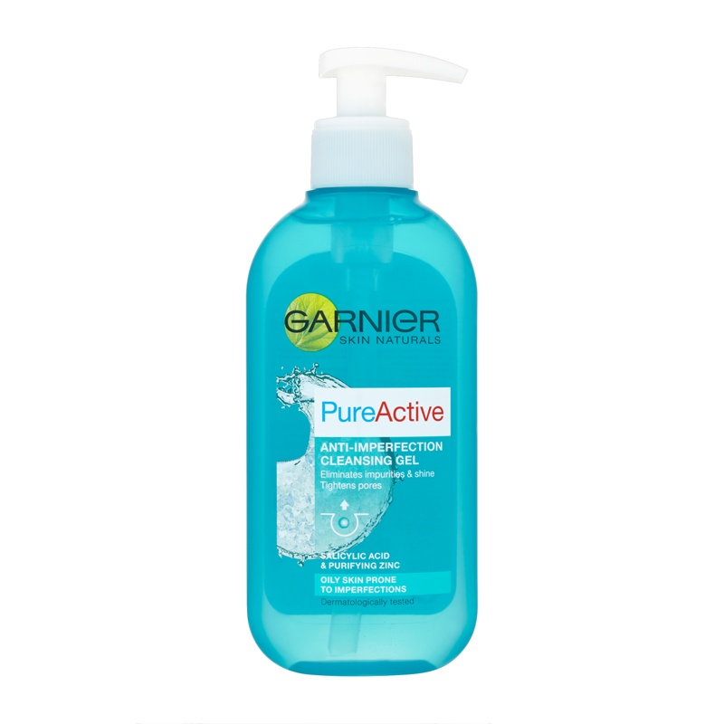 Sữa rửa mặt ngừa mụn Garnier Hautkla  200ml (Xanh)
