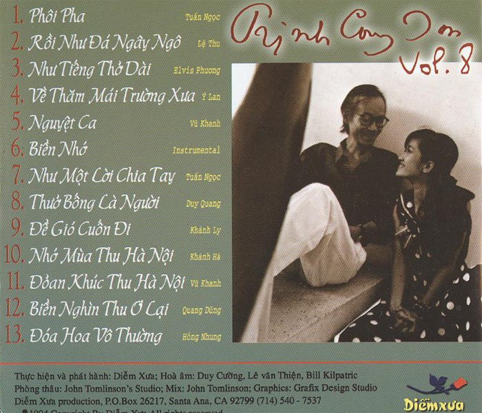 [MDCD] Bộ 4 Đĩa CD Nhạc Trịnh Công Sơn Vol 5678
