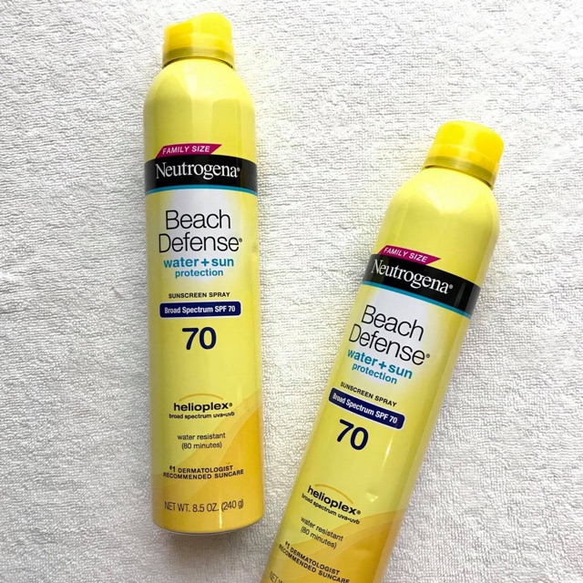 Set Xịt Chống Nắng Neutrogena Beach Defense SPF 70